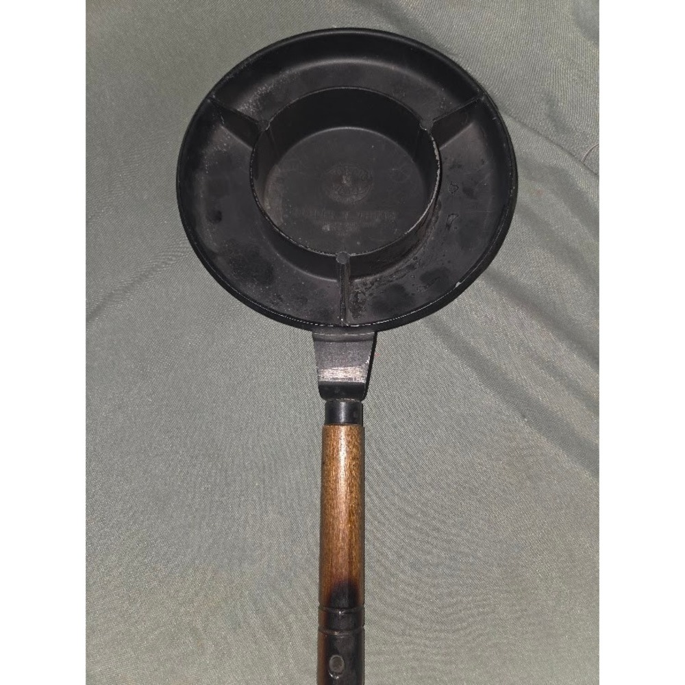 Vintage Nordic Ware Crepes 'N Things Pan Cast Aluminum Wood Handle Black 8 Inch